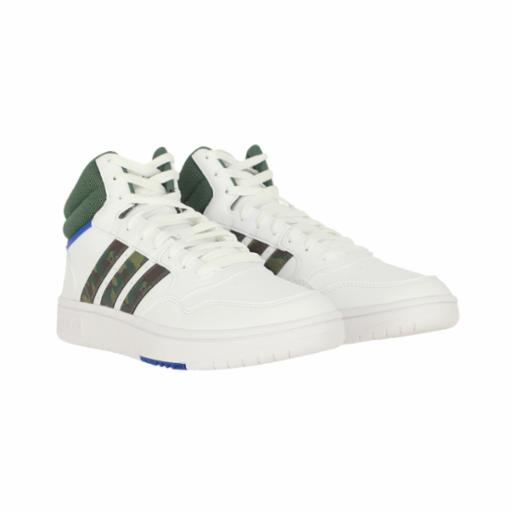 Zapatillas adidas Hoops 3.0 Mid Classic Vintage Cloud White/Green Oxide/Royal Blue